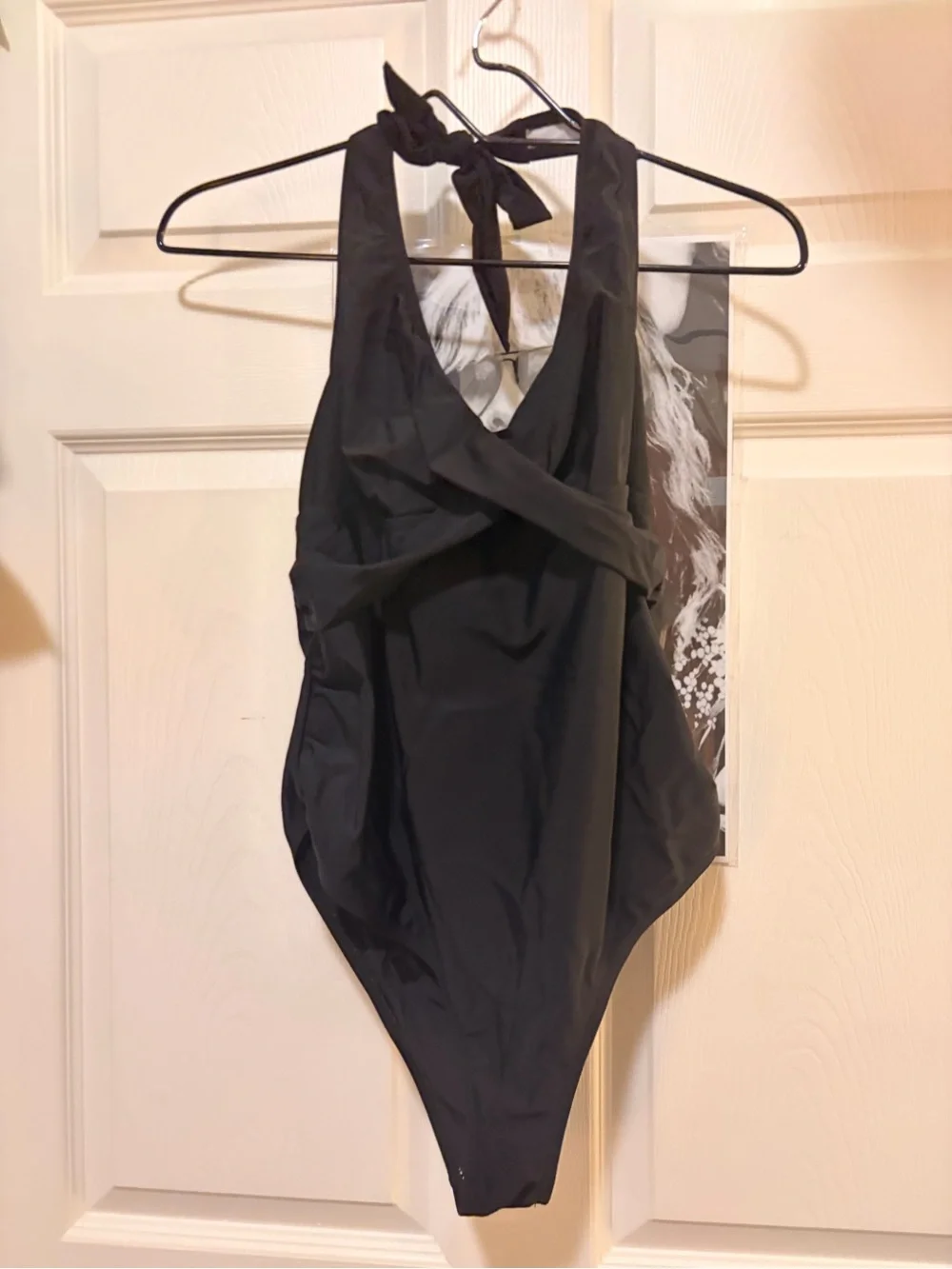 Black Halter One-Piece Swimsuit - Women's Swim